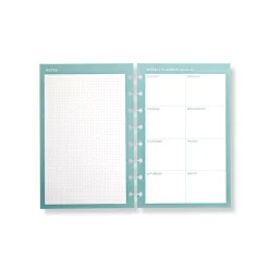 Levenger Junior Refills|Letter Refills*Circa Weekly Freeform Planner Discbound Refill (100 sheets)