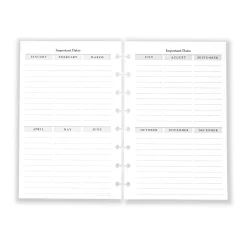 Levenger Junior Refills*Circa 5-Year Journal Refill (185 sheets)