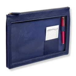Levenger Filing & Folders|Filing & Folders*Clearview Leather DocuPouch