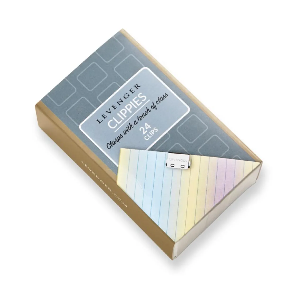 Levenger Bookmarks|Sticky Notes & Tabs*Clippies (set of 24)