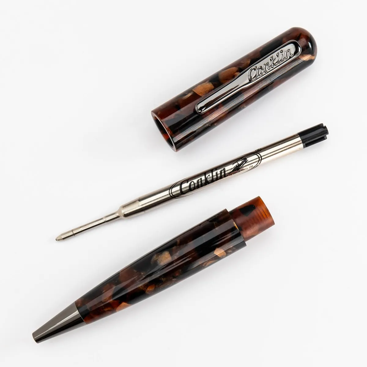 Levenger Ballpoint Pens|Conklin*Conklin All American Brownstone Ballpoint Pen