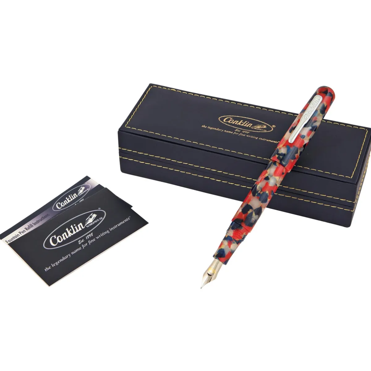 Levenger Fountain Pens|Conklin*Conklin All American Old Glory Fountain Pen