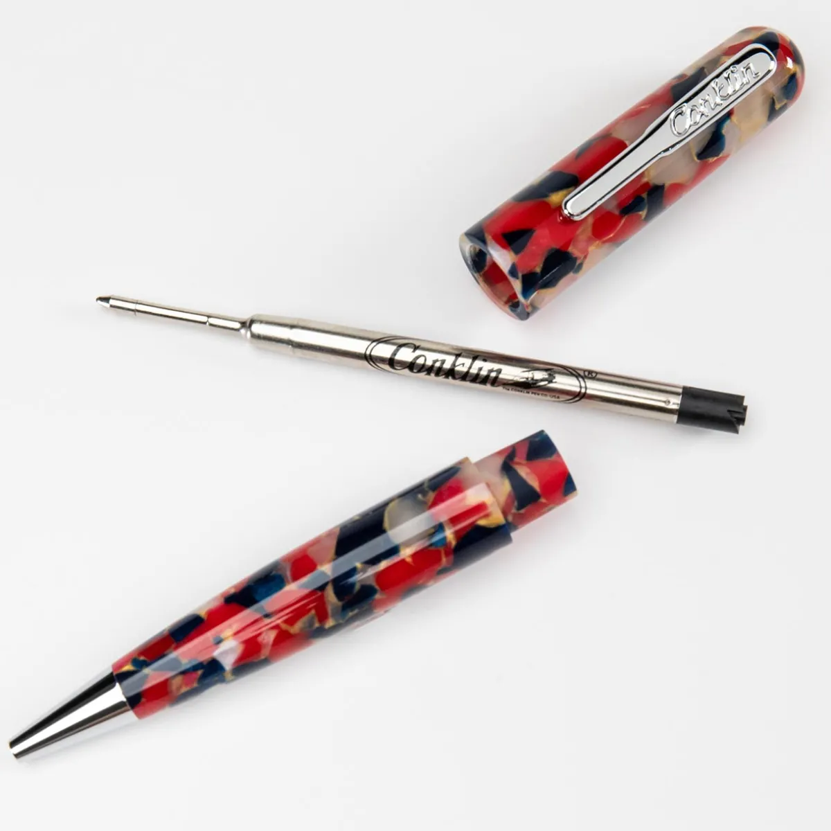 Levenger Ballpoint Pens|Conklin*Conklin All American Old Glory Ballpoint Pen