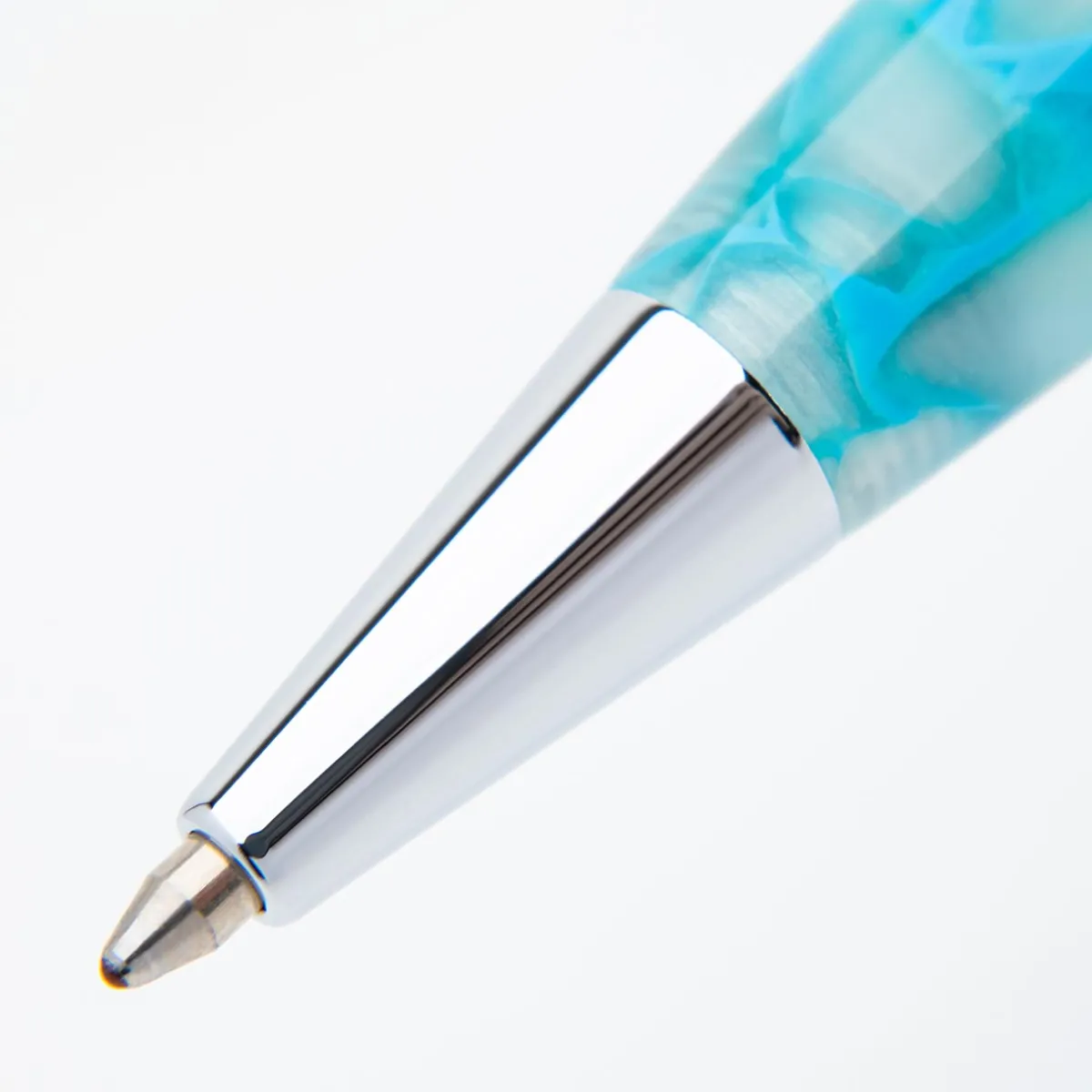 Levenger Ballpoint Pens|Conklin*Conklin All American Turquoise Serenity Ballpoint Pen