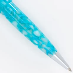 Levenger Ballpoint Pens|Conklin*Conklin All American Turquoise Serenity Ballpoint Pen