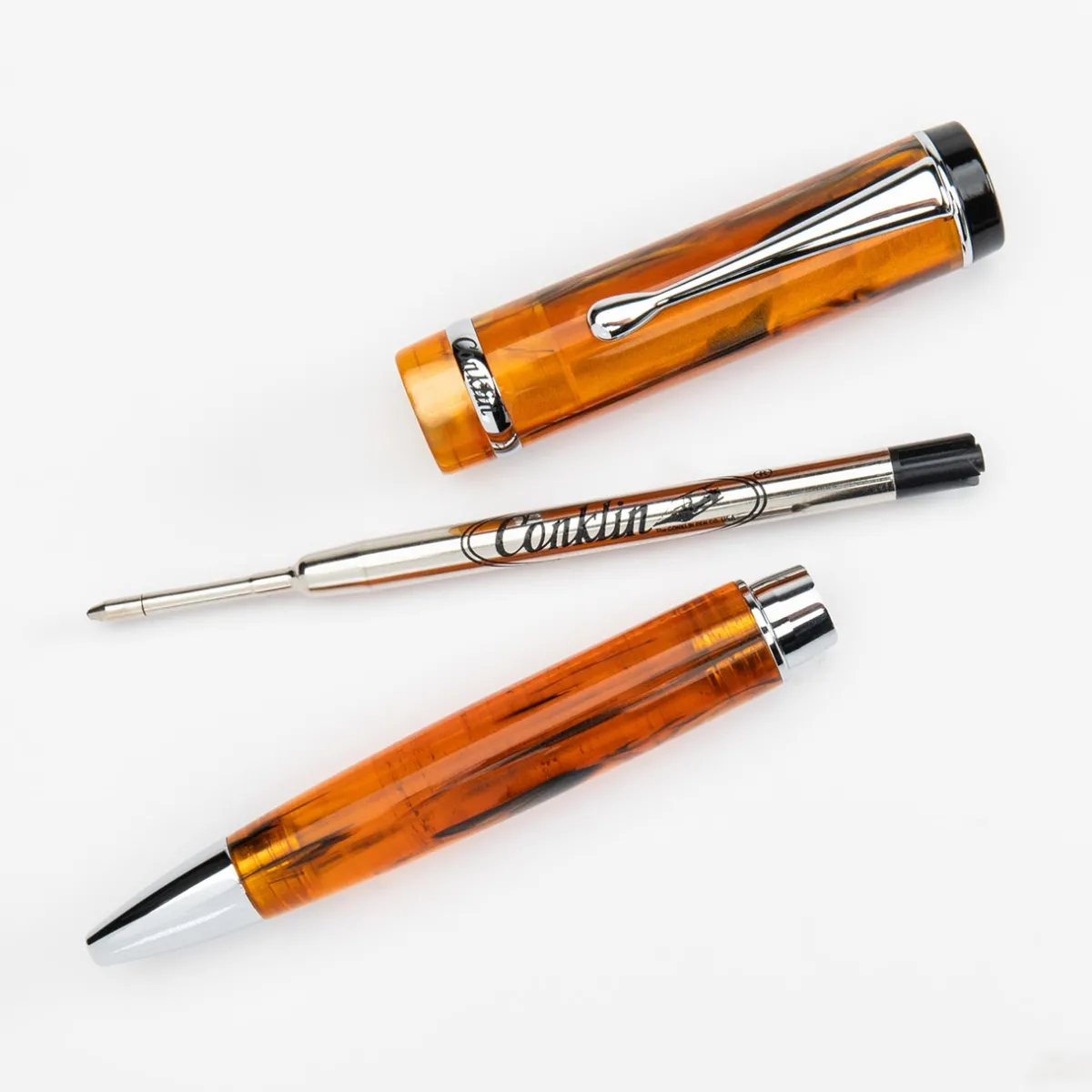 Levenger Ballpoint Pens|Conklin*Conklin Duragraph Amber Ballpoint Pen