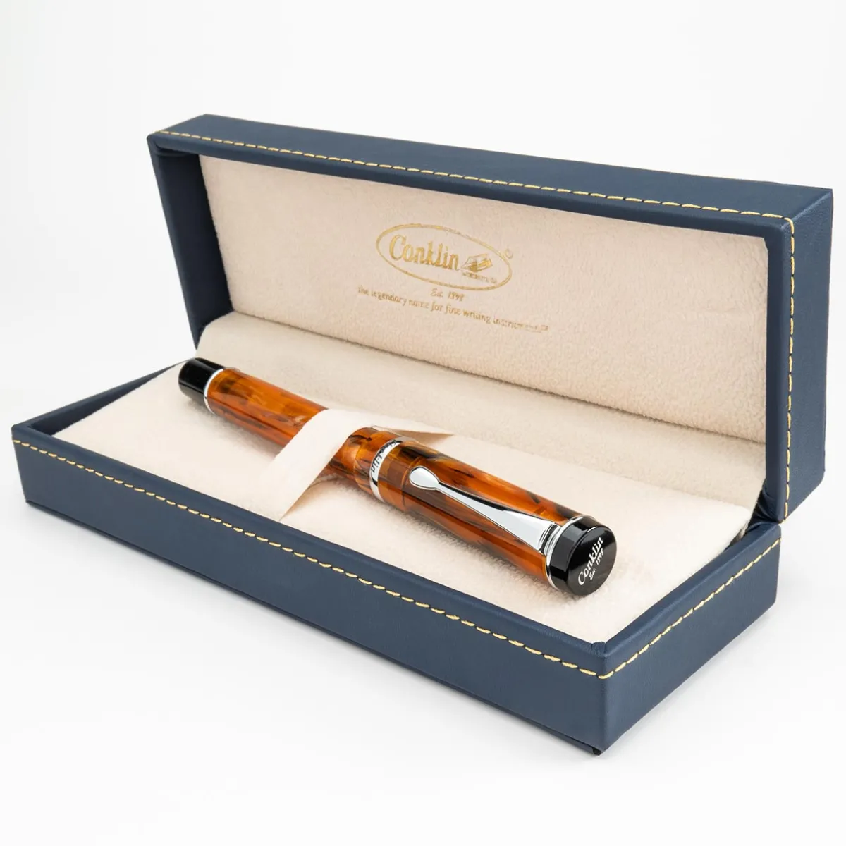 Levenger Fountain Pens|Conklin*Conklin Duragraph Amber Fountain Pen