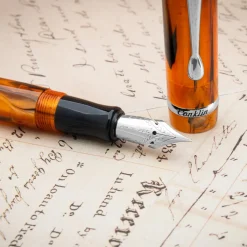 Levenger Fountain Pens|Conklin*Conklin Duragraph Amber Fountain Pen