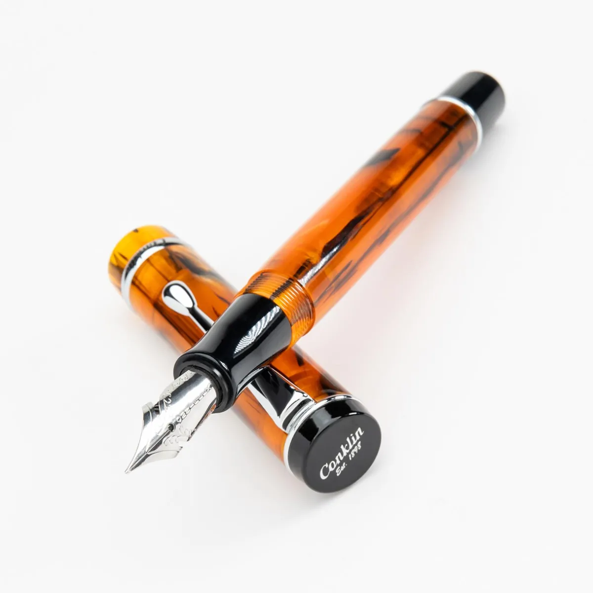 Levenger Fountain Pens|Conklin*Conklin Duragraph Amber Fountain Pen