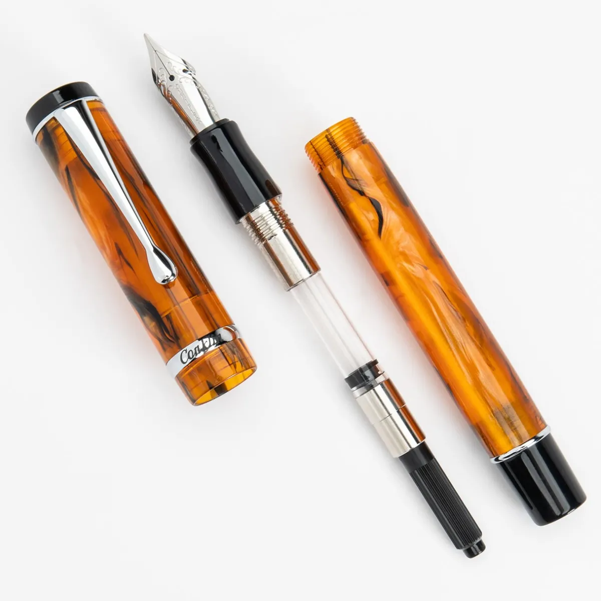 Levenger Fountain Pens|Conklin*Conklin Duragraph Amber Fountain Pen