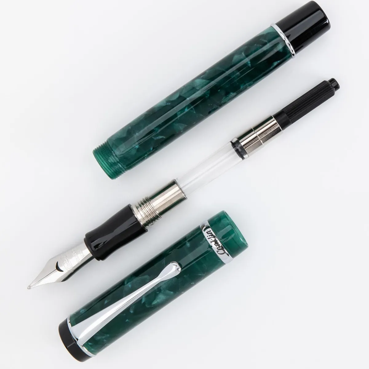 Levenger Fountain Pens|Conklin*Conklin Duragraph Forest Green Fountain Pen