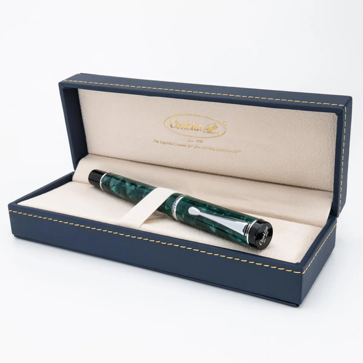 Levenger Fountain Pens|Conklin*Conklin Duragraph Forest Green Fountain Pen