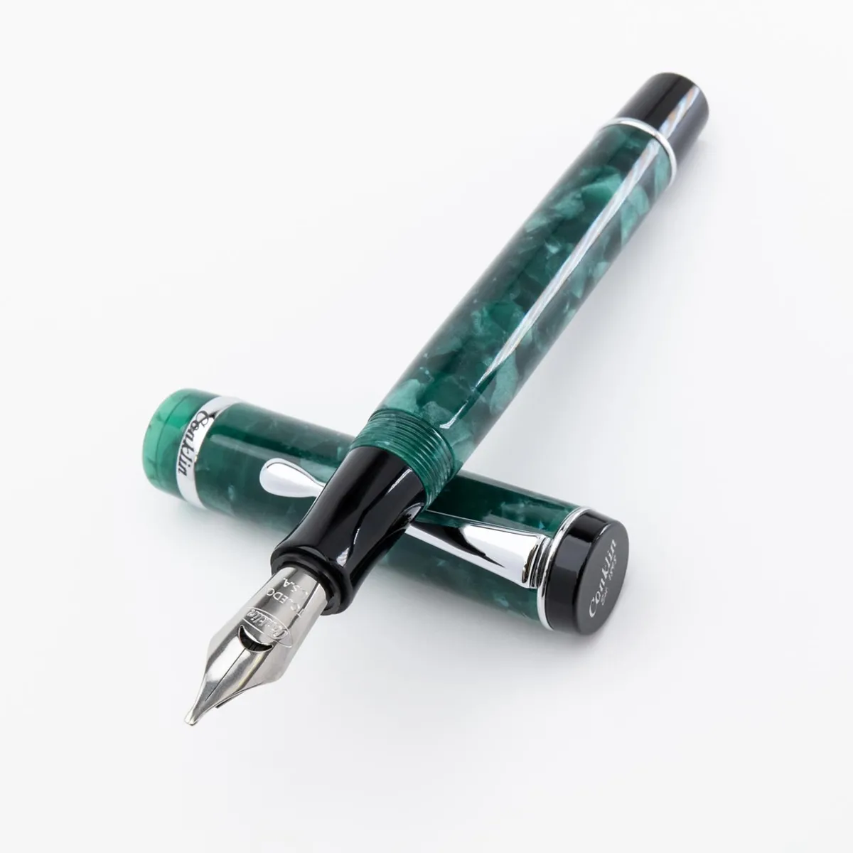Levenger Fountain Pens|Conklin*Conklin Duragraph Forest Green Fountain Pen