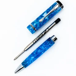 Levenger Ballpoint Pens|Conklin*Conklin Duragraph Ice Blue Ballpoint Pen