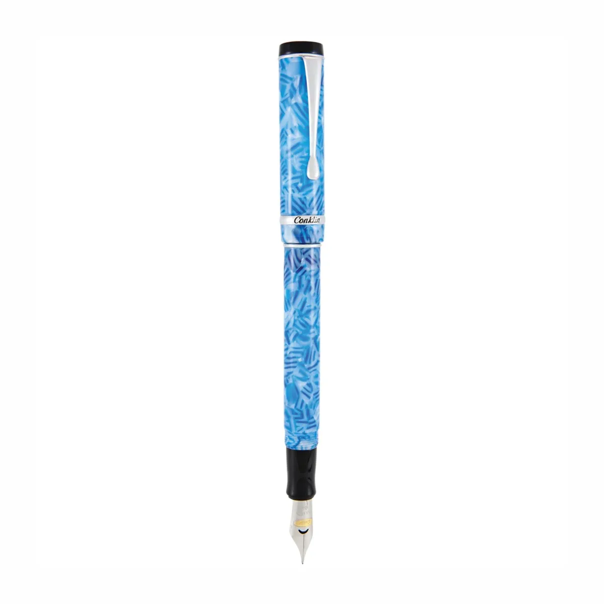 Levenger Fountain Pens|Conklin*Conklin Duragraph Ice Blue Fountain Pen