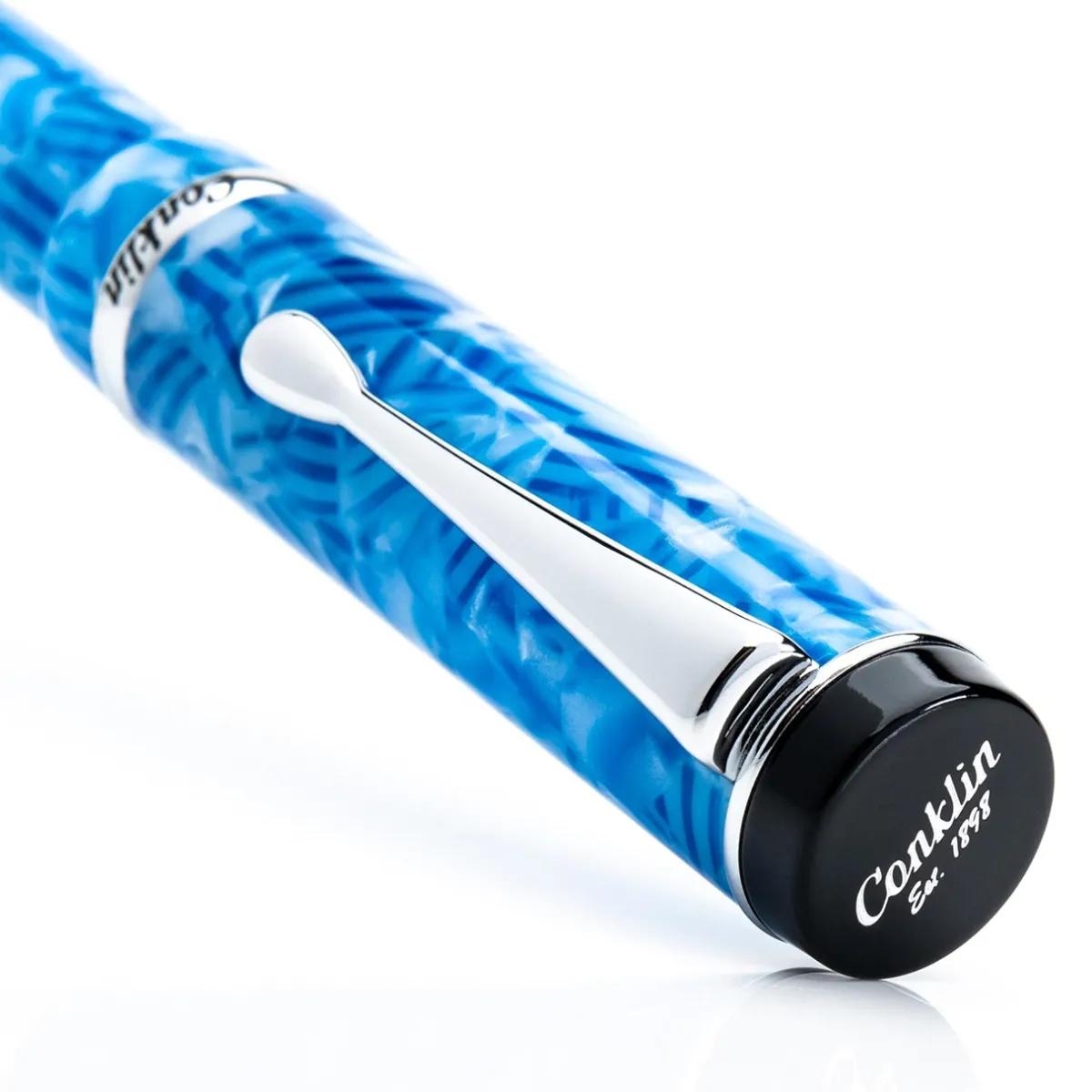 Levenger Fountain Pens|Conklin*Conklin Duragraph Ice Blue Fountain Pen