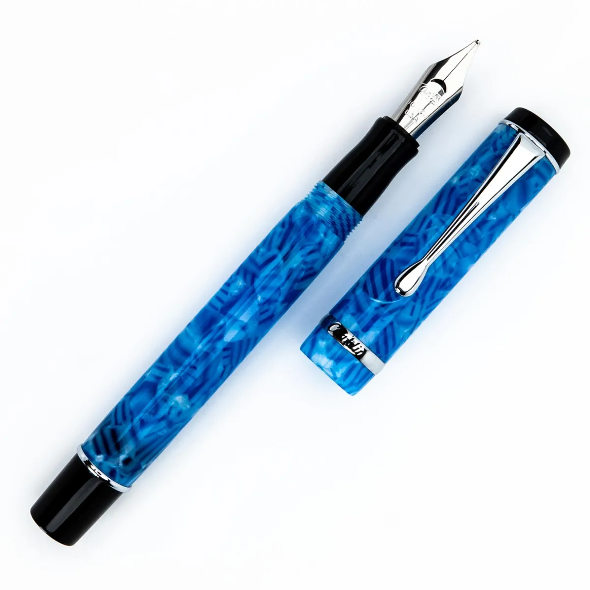 Levenger Fountain Pens|Conklin*Conklin Duragraph Ice Blue Fountain Pen