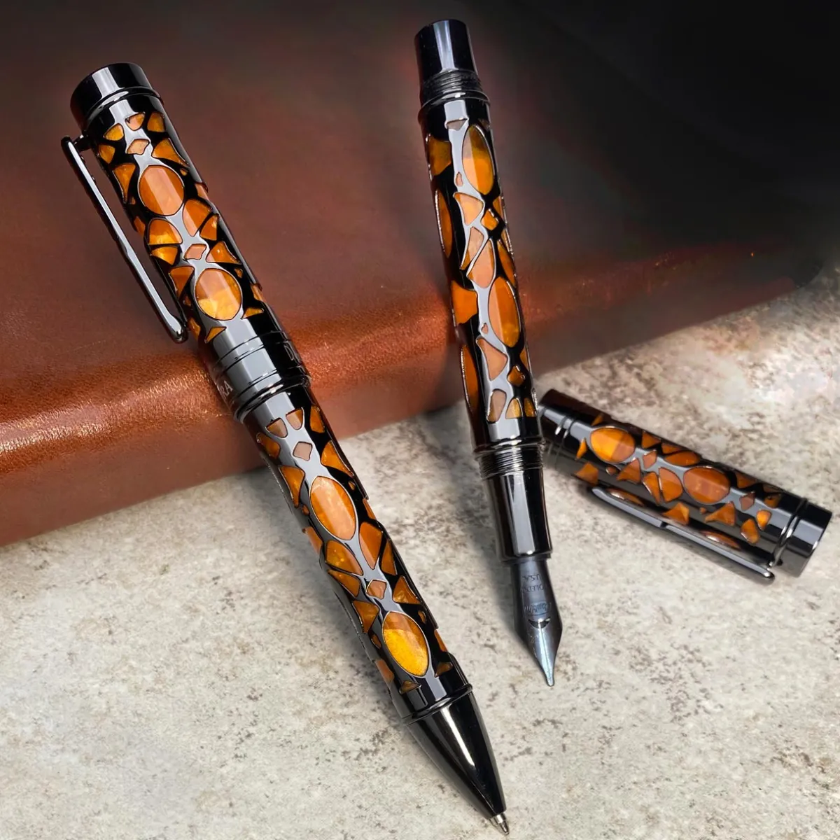 Levenger Ballpoint Pens|Conklin*Conklin Endura Deco Crest Ballpoint Pen