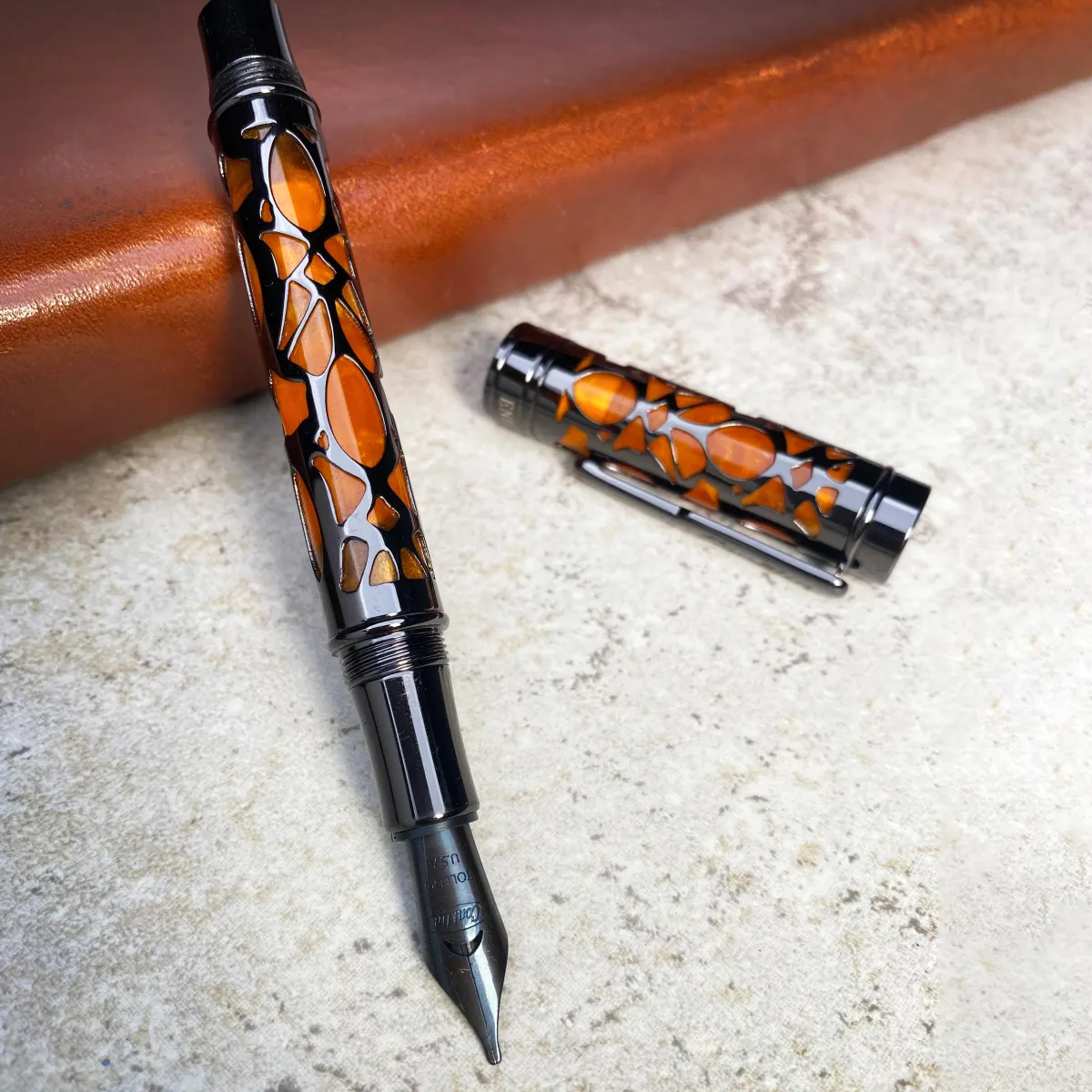 Levenger Fountain Pens|Conklin*Conklin Endura Deco Crest Fountain Pen
