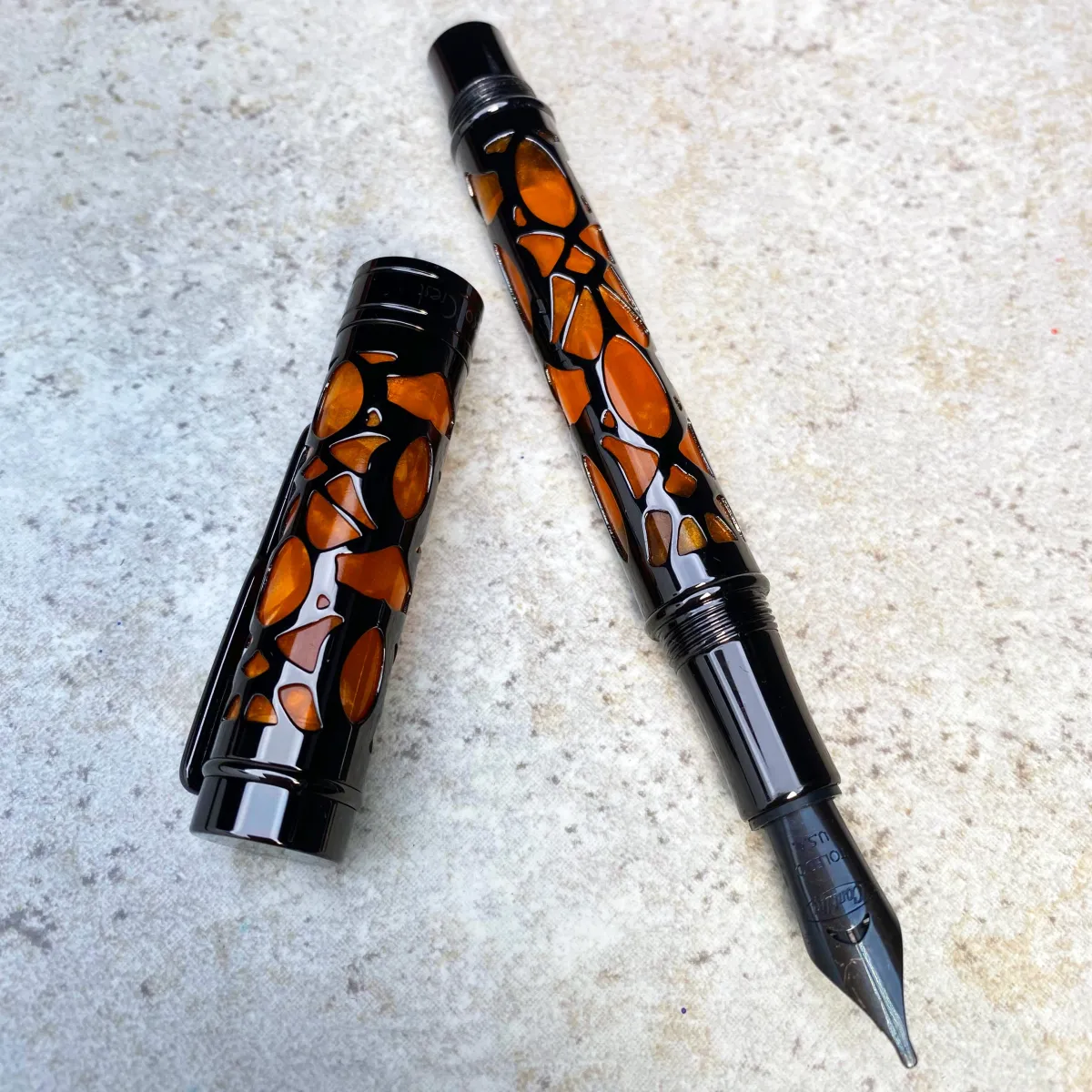 Levenger Fountain Pens|Conklin*Conklin Endura Deco Crest Fountain Pen