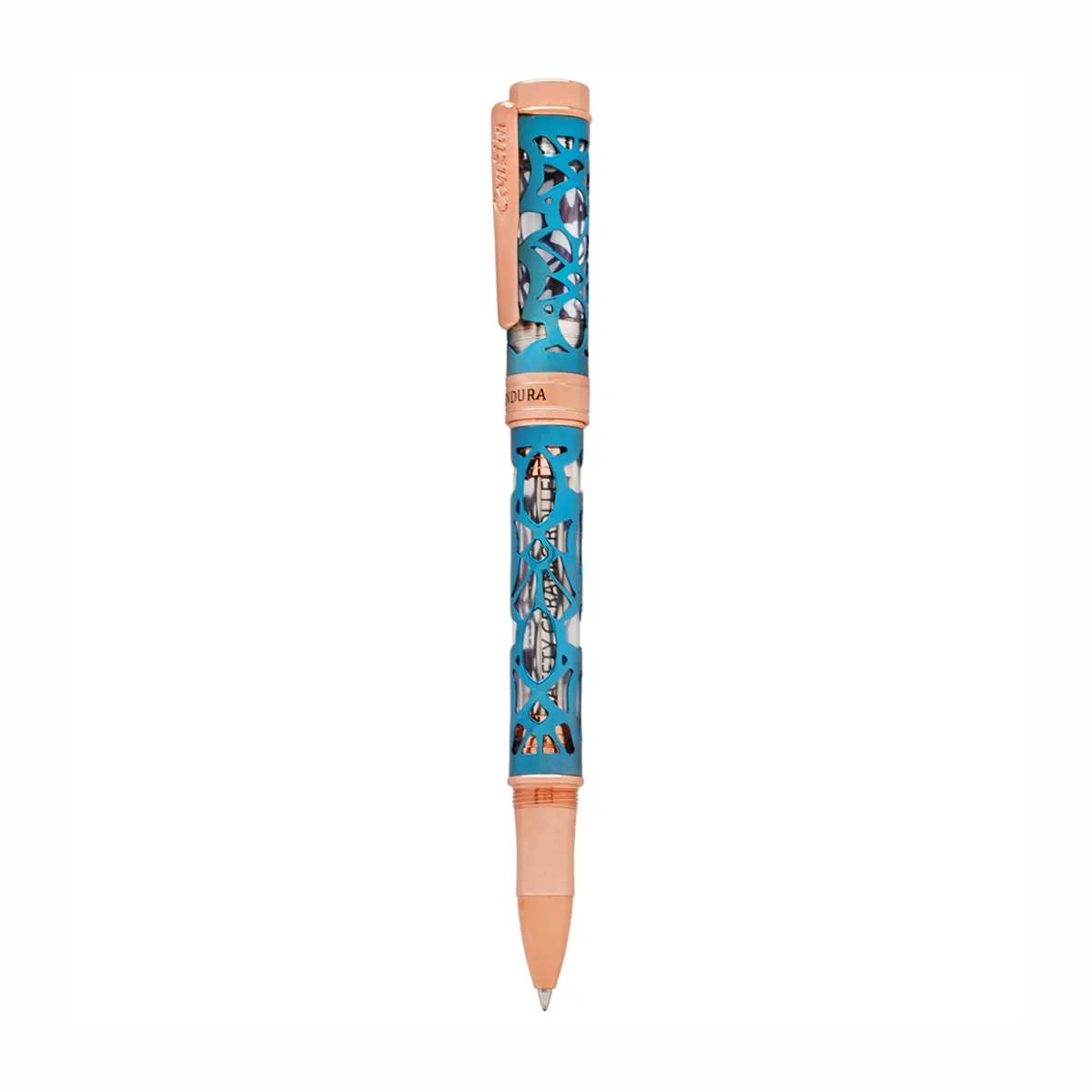 Levenger Ballpoint Pens|Rollerball Pens*Conklin Endura Deco Crest Demo Blue Pen