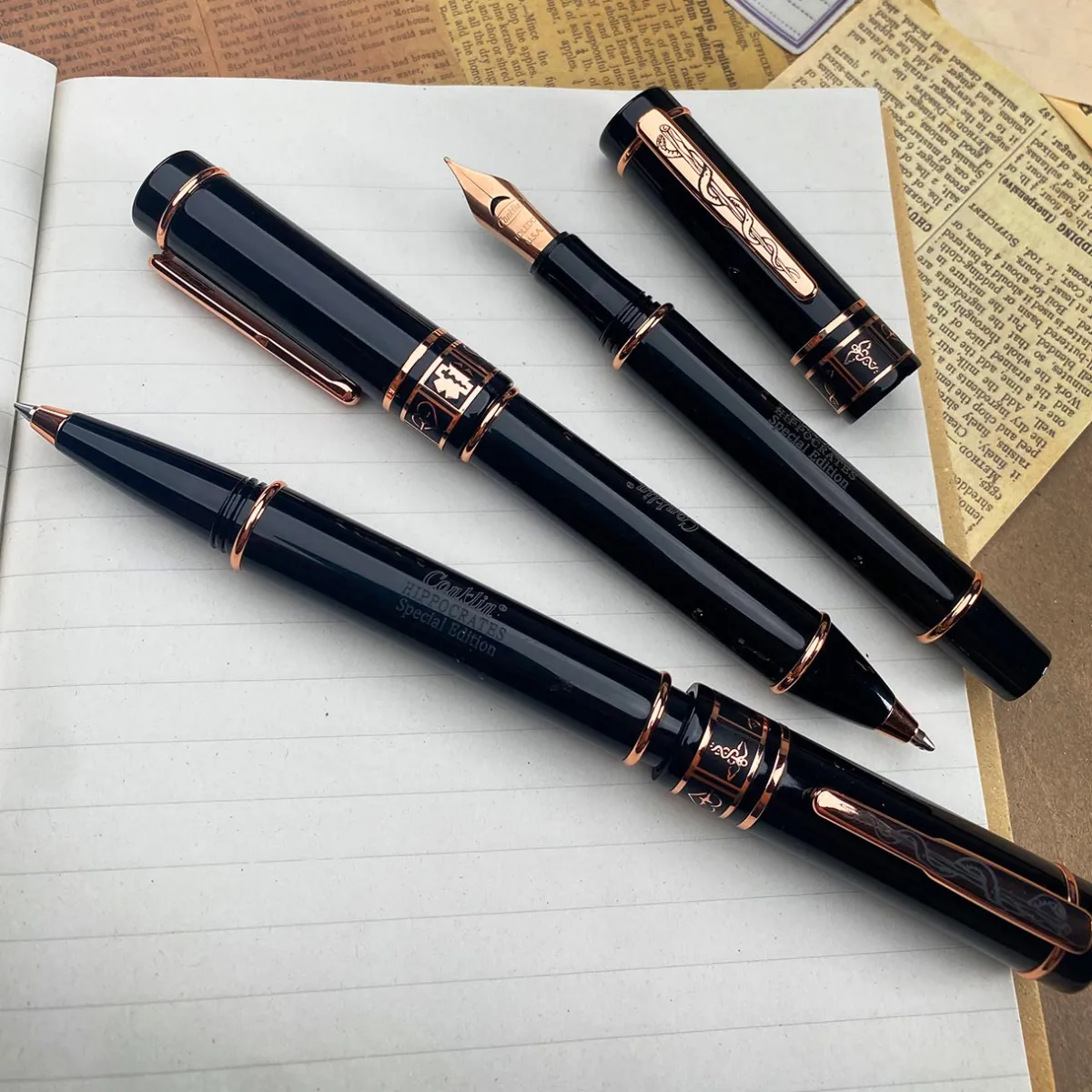 Levenger Ballpoint Pens|Rollerball Pens*Conklin Hippocrates Pen