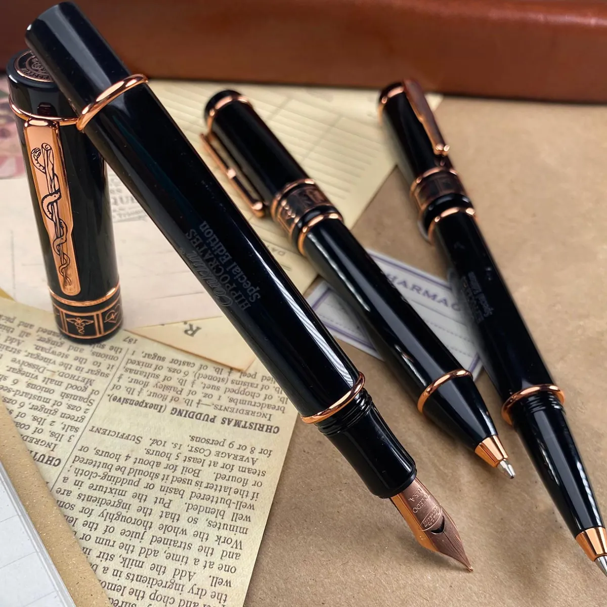 Levenger Ballpoint Pens|Rollerball Pens*Conklin Hippocrates Pen