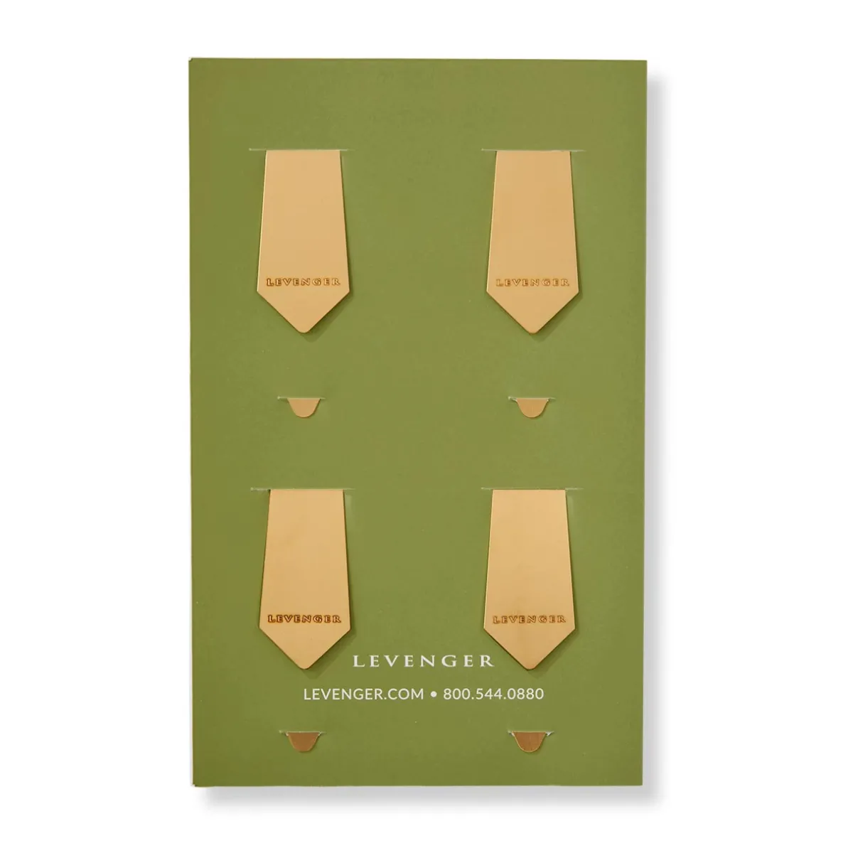Levenger Bookmarks|Sticky Notes & Tabs*Copper Page Nib Bookmark (set of 4)