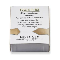 Levenger Bookmarks|Sticky Notes & Tabs*Copper Page Nibs (set of 50)