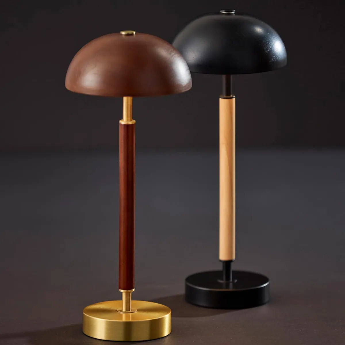 Levenger Lamps & Lighting|Lighting*Cordless LED Retro Dome Lamp