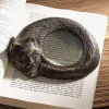Levenger Booklights & Magnifiers|Bookweights*Cozy Cat Desk Magnifier