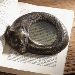 Levenger Booklights & Magnifiers|Bookweights*Cozy Cat Desk Magnifier