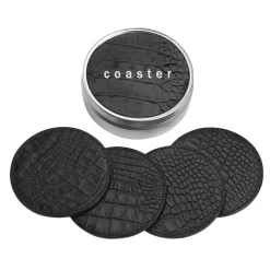 Levenger Workspace Organizers|Business Gifts*Croc Embossed Leather Coasters