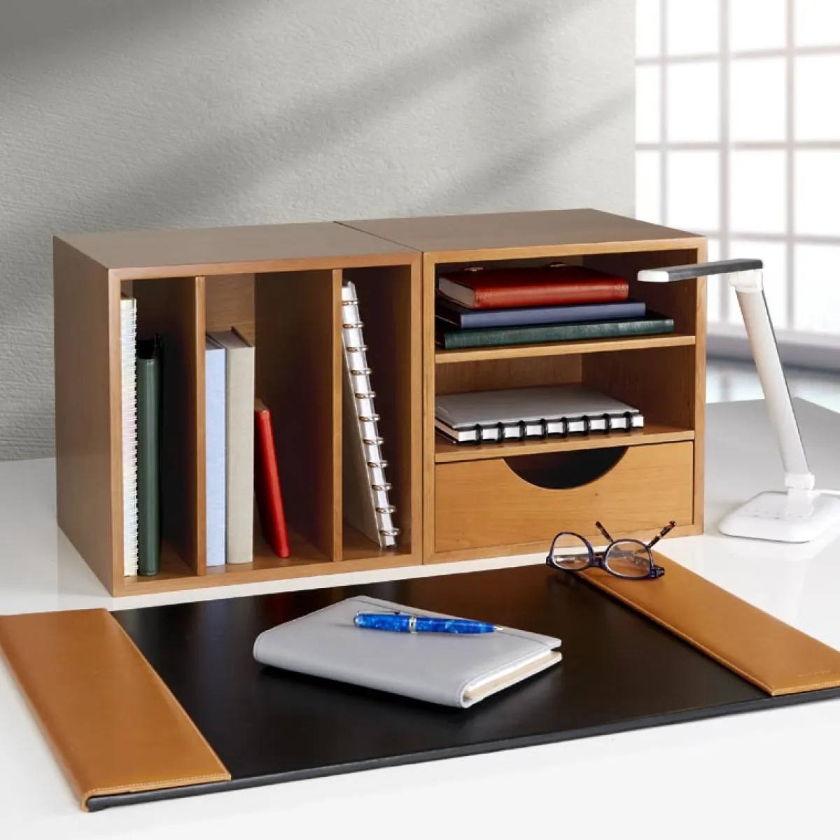 Levenger Workspace Organizers*Cubi Adjustable Bookcase