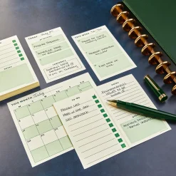 Levenger Desk Pad & Card Planners|Premium Index Cards*Daily-Weekly-Monthly Planner 3 x 5 Cards (set of 212)