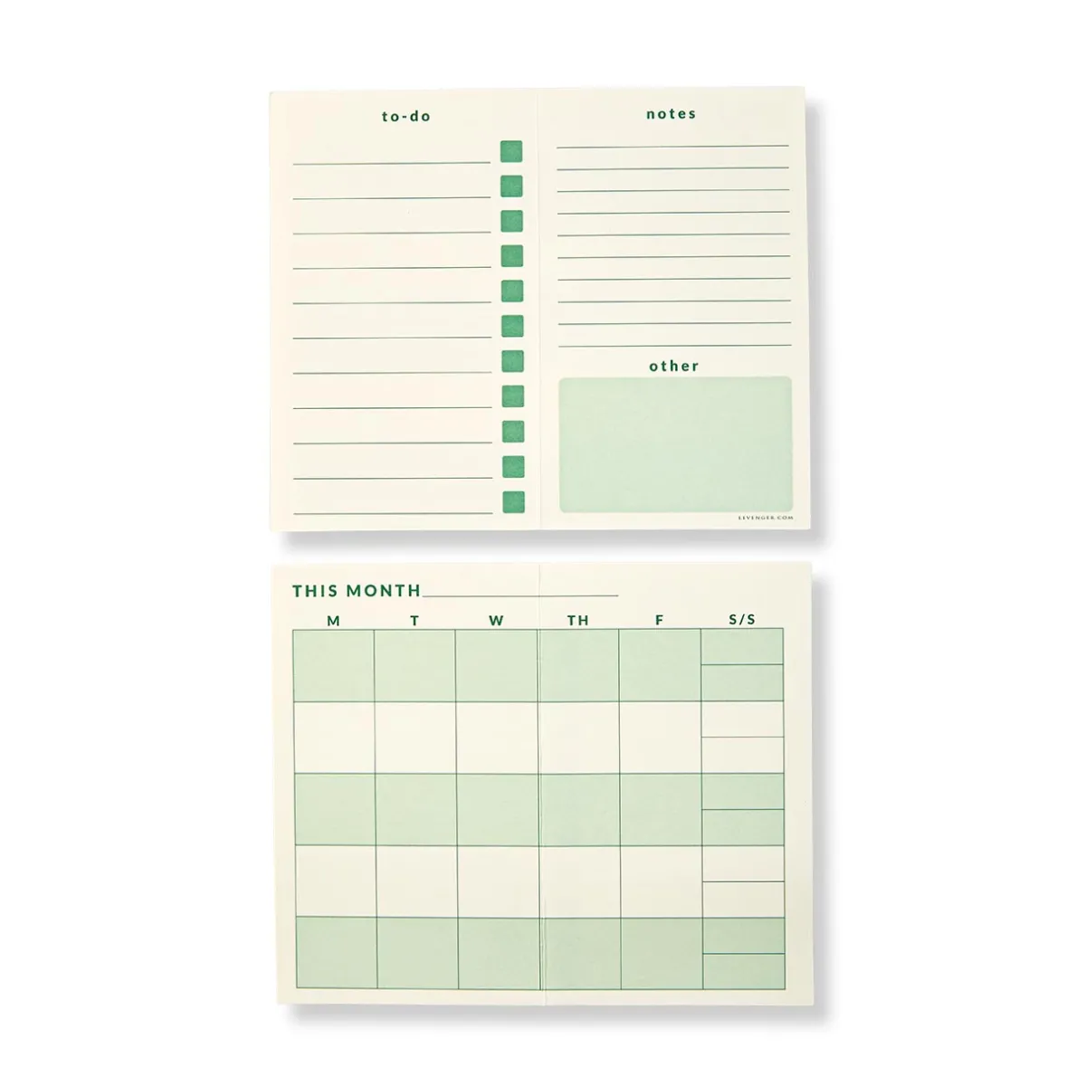 Levenger Desk Pad & Card Planners|Premium Index Cards*Daily-Weekly-Monthly Planner 3 x 5 Cards (set of 212)