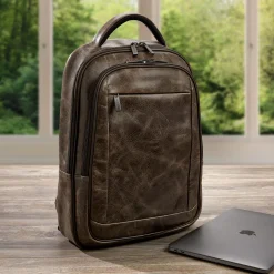 Levenger Backpacks*Dakota Leather Backpack