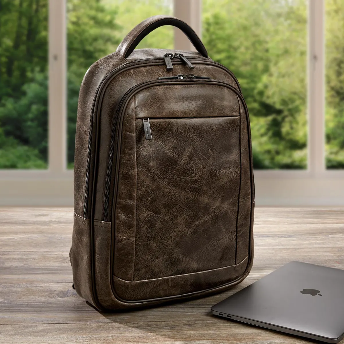 Levenger Backpacks*Dakota Leather Backpack