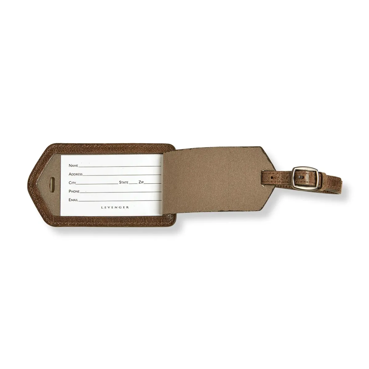 Levenger Travel Bags & Accessories*Dakota Leather Luggage Tag