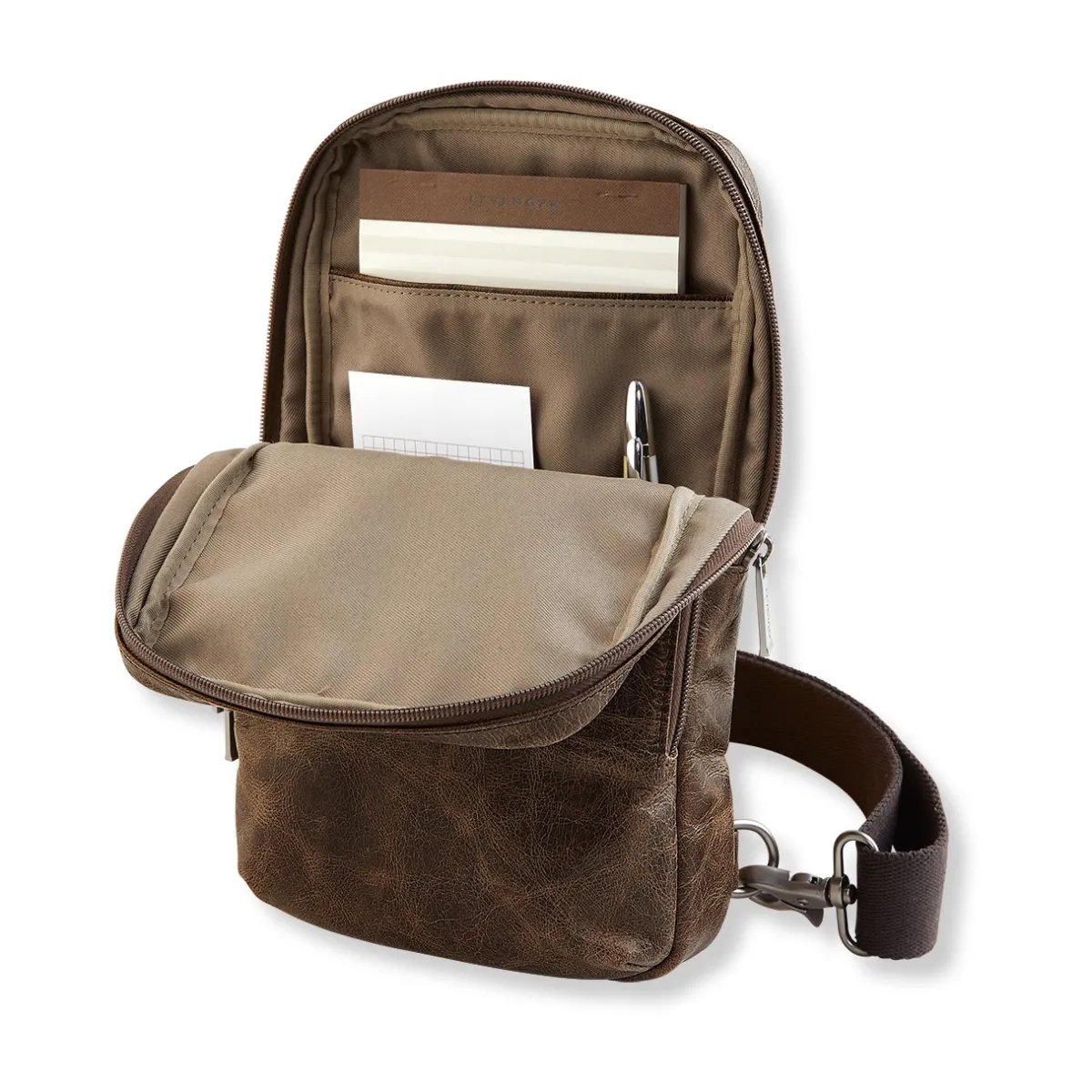 Levenger Crossbodies|Travel Bags & Accessories*Dakota Leather Sling