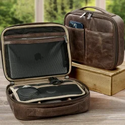 Levenger Tech Cases|Travel Bags & Accessories*Dakota Leather Tech Case