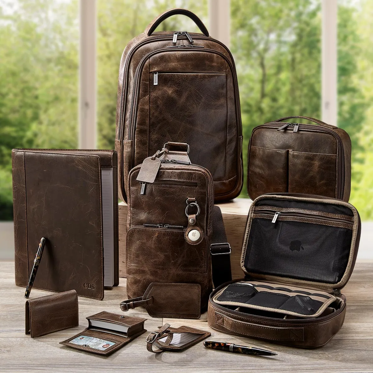 Levenger Tech Cases|Travel Bags & Accessories*Dakota Leather Tech Case