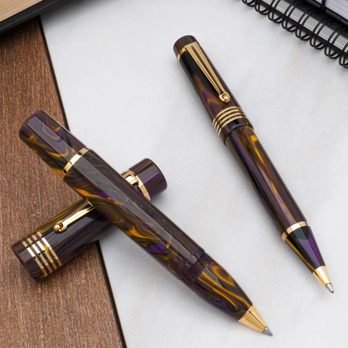 Levenger Ballpoint Pens|Rollerball Pens*Delta Neo Gallery-Iris Pen