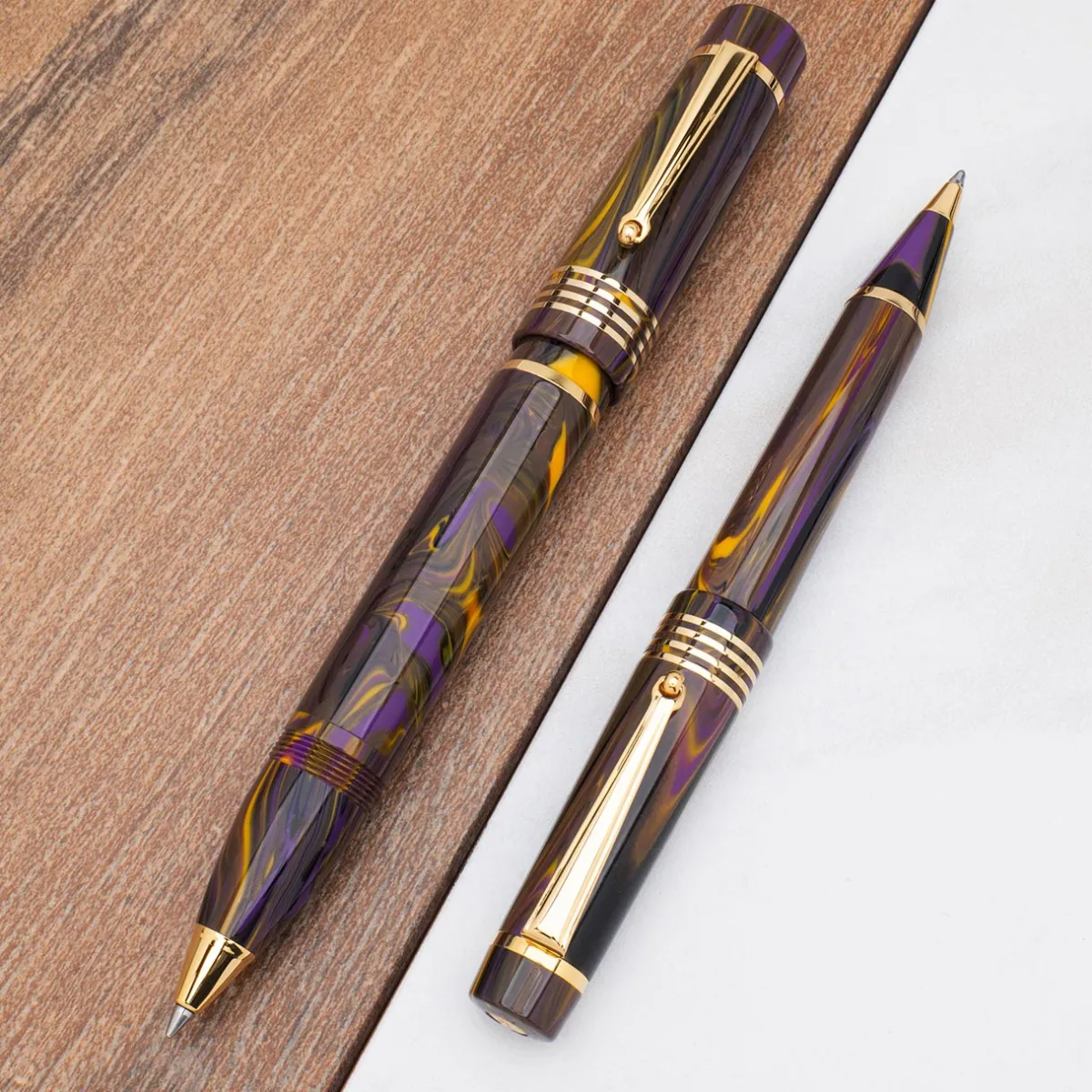 Levenger Ballpoint Pens|Rollerball Pens*Delta Neo Gallery-Iris Pen