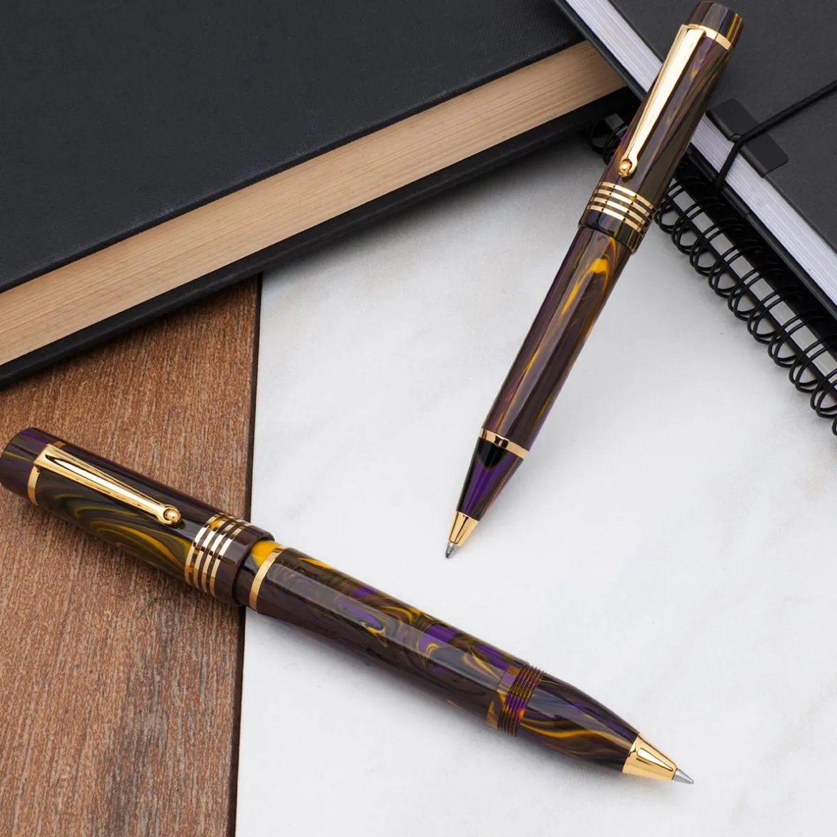Levenger Ballpoint Pens|Rollerball Pens*Delta Neo Gallery-Iris Pen