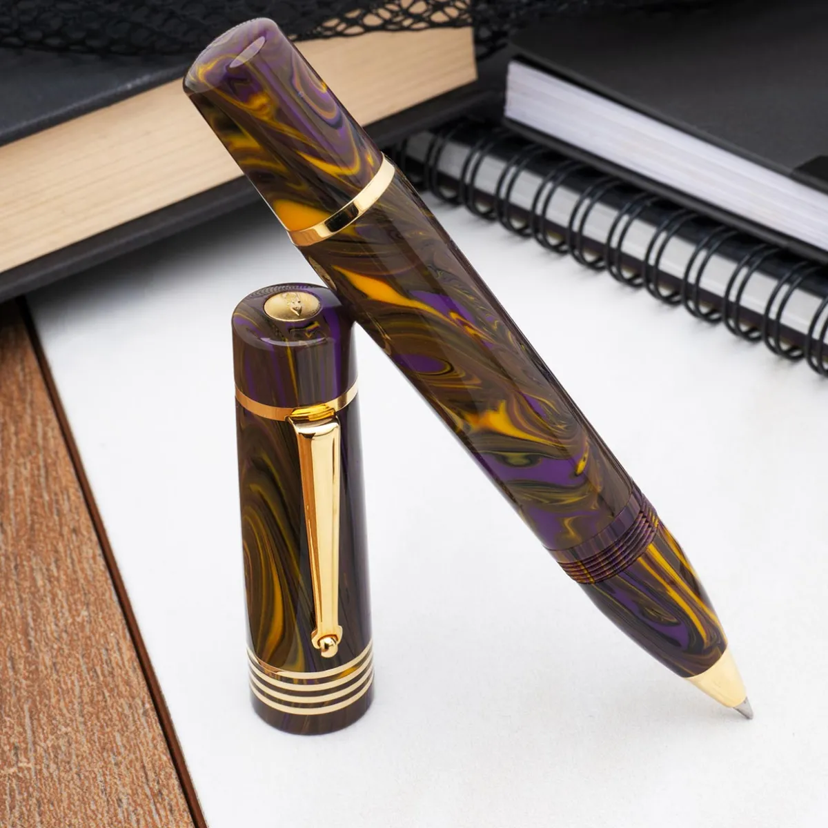 Levenger Ballpoint Pens|Rollerball Pens*Delta Neo Gallery-Iris Pen