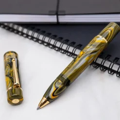 Levenger Ballpoint Pens|Rollerball Pens*Delta Neo Gallery-Marigold Pen