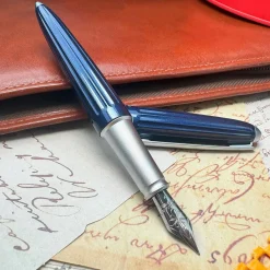 Levenger Fountain Pens|Diplomat*Diplomat Aero Midnight Blue Fountain Pen