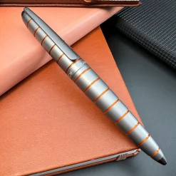 Levenger Ballpoint Pens|Rollerball Pens*Diplomat Elox Grey Ring Pen