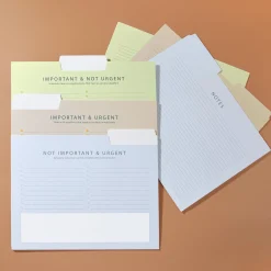 Levenger Filing & Folders|Filing & Folders*Eisenhower Priorities Matrix File Folders (set of 6)